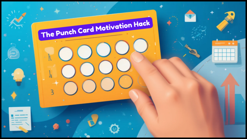 The Punch Card Motivation Hack: 5 Therapist-Approved Strategies to Achieve Your Goals